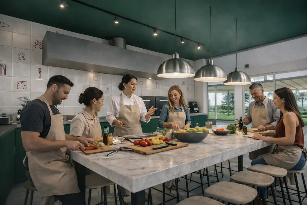 margherita-cooking-class-render-2 Render di ambientazione della nuova cucina di Nonna Margherita Cooking Class