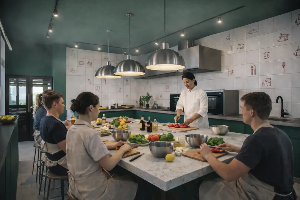 margherita-cooking-class-render-3 Render di ambientazione della nuova cucina di Nonna Margherita Cooking Class