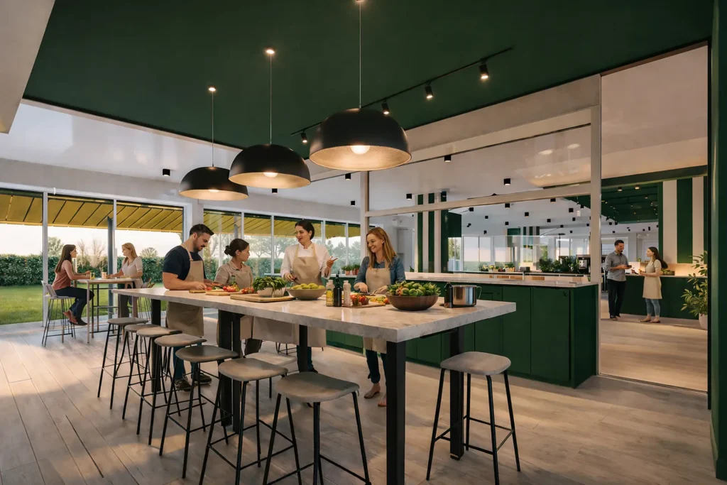 margherita-cooking-class-render-4 Render di ambientazione della nuova cucina di Nonna Margherita Cooking Class